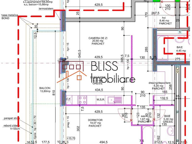 Apartament de Inchiriat Aviatiei | Promenada mall | Metro Pipera - 2 Camere - ID:117176 | Bliss Imobiliare / Photo 17 - BLISS Imobiliare