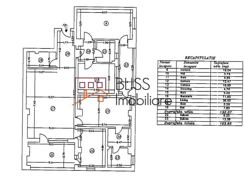 Apartment for Rent Aviatiei | Promenada mall | Metro Pipera, Bucharest - 3 Bedroom - ID:117580 | Bliss Imobiliare / Photo 19 - BLISS Imobiliare