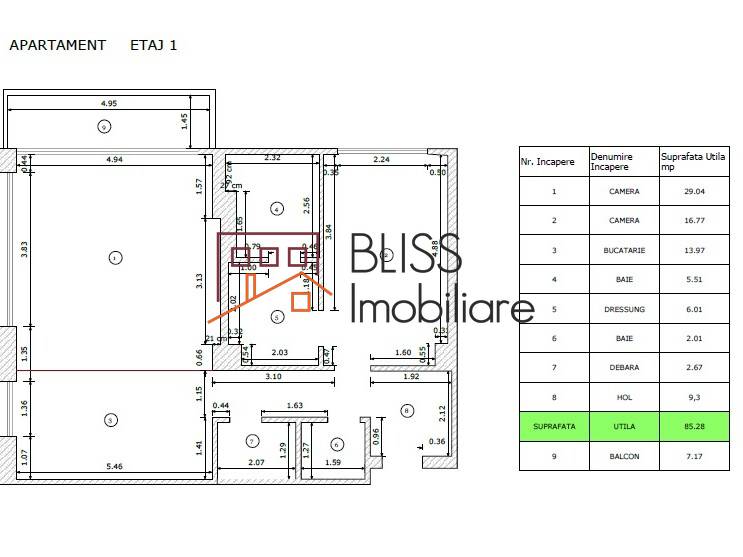 Apartament de Vanzare Iancu Nicolae | Pipera - 2 Camere - ID:123122 | Bliss Imobiliare / Photo 7 - BLISS Imobiliare