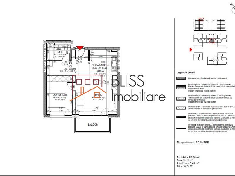 Apartment for Sale Domenii | 1 Mai | Grivitei, Bucharest - 1 Bedroom - ID:123125 | Bliss Imobiliare / Photo 6 - BLISS Imobiliare