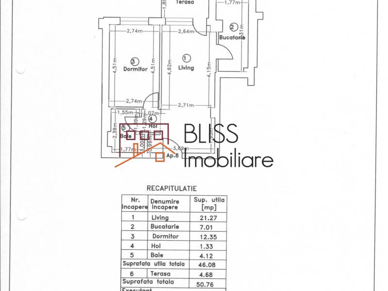 Apartament 2 Camere Mobilat In Pipera | Bliss Imobiliare / Photo 18 - BLISS Imobiliare