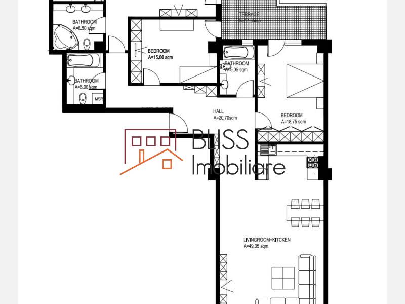 3-Bedroom Apartment In Primaverii - 148mp, Bucharest | Bliss Imobiliare / Photo 16 - BLISS Imobiliare