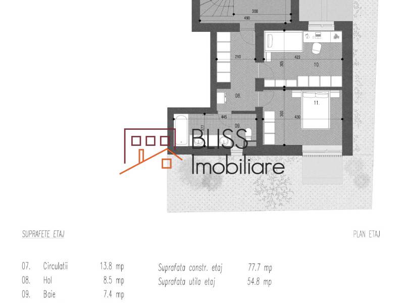 Villa for Sale Iancu Nicolae | Pipera, Bucharest / Ilfov - 3 Bedroom - ID:74356 | Bliss Imobiliare / Photo 5 - BLISS Imobiliare