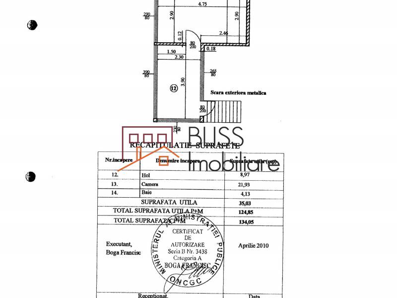 House for Sale Tudor Vladimirescu, Bucharest - 3 Bedroom - ID:82794 | Bliss Imobiliare / Photo 19 - BLISS Imobiliare