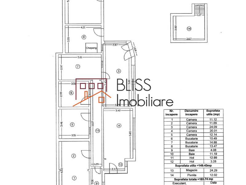 Casa de Vanzare Progresul - 5 Camere - ID:88547 | Bliss Imobiliare / Photo 16 - BLISS Imobiliare