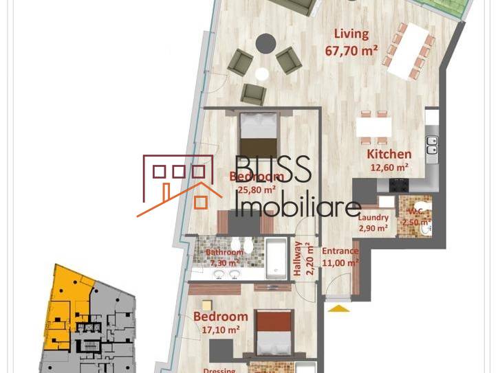 Premium 2 Bedroom Apartment In Floreasca, Bucharest | Bliss Imobiliare / Photo 21 - BLISS Imobiliare